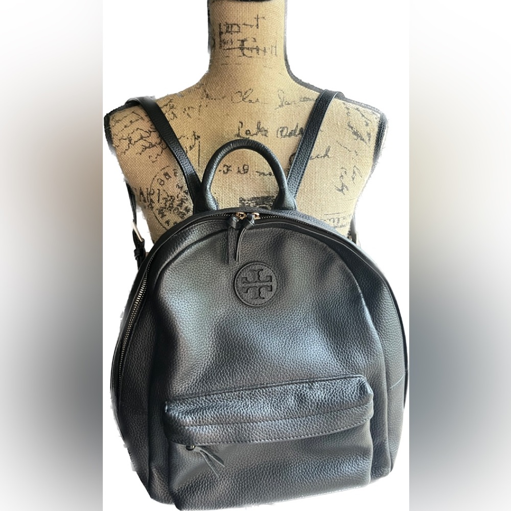 Tory Burch Black Leather Backpack